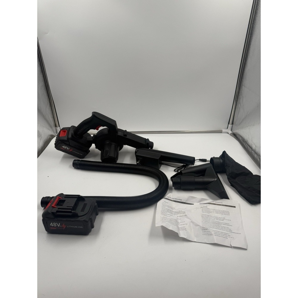 Gearwell Leaf Blower Cordless Electric‎ Leaf Vacuum With Battery And Charger 48V